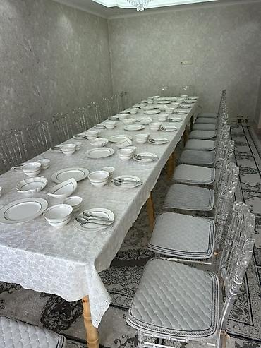 круглые столы в аренду: Стол и стул для зала, Новый, цвет - Серый — 6