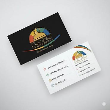 Reklam, çap: Qrafik dizayn Xidmətlərim •Logo, sosial media — 2