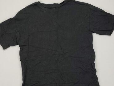 czarne spodenki z frędzlami: T-shirt, Zara, 8 years, 122-128 cm, condition - Good