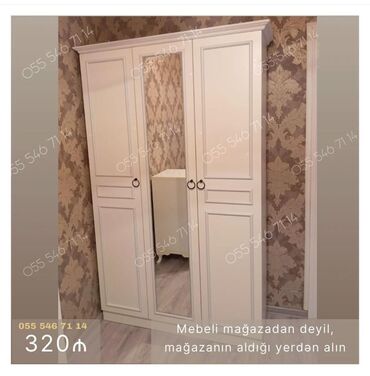 Qida məhsulları: Yeni, 3 qapılı Düz dolab, Şifonyer