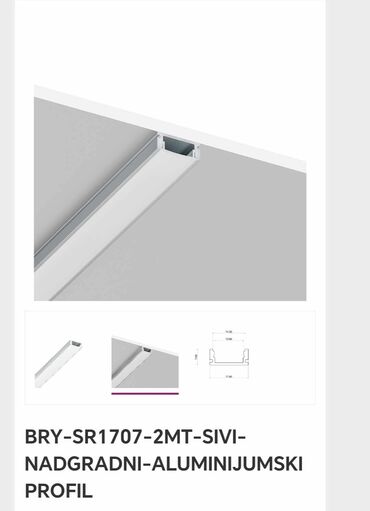 Rasveta: 2m lajsne za led trake — 8