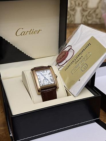 Qol saatları: Cartier kişi qol saatı – klassik kvadrat (Tank üslubunda) korpus — 1