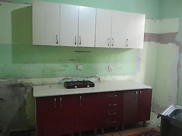 Mətbəx dolabları: Mətbəx mebel dəsti - Yuxarı dolablar: 5 bölməli, ağ rəngli — 1