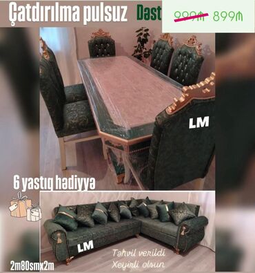 Mebel: Yeni, Masa və oturacaqlar, Divan, Kredit yoxdur