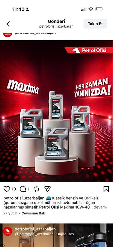 0 w 20 масло: Petrol Ofisi Maxima 10W-40 – klassik benzin və DPF-siz (qurum süzgəci — 1