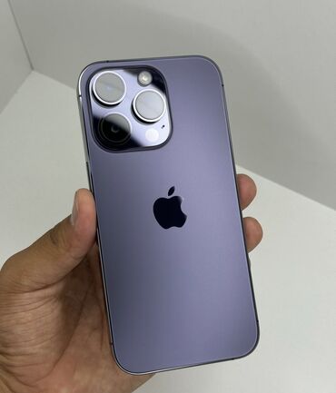чехлы для очков: IPhone 14 Pro, Б/у, 256 ГБ, Deep Purple, Защитное стекло, Чехол, Коробка, 87 %
