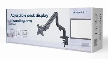 soni 4 cena: Gembird podesivi držač za monitor – sto­ni nosač sa gasnim/mehaničkim — 3