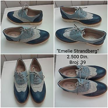 ccc bele sandale: Emelie Strandberg ženske oksfordice - Model: klasične brogue/oksford — 2
