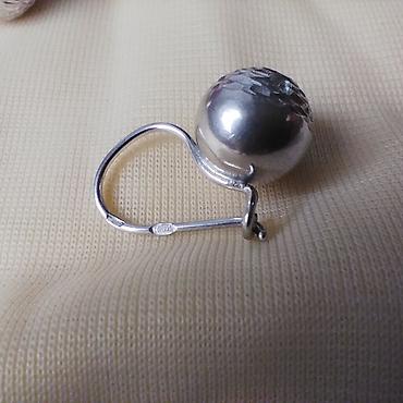 серебро россия: Серебряные серьги, Проба 925, Без вставки, Женские, Новый — 2