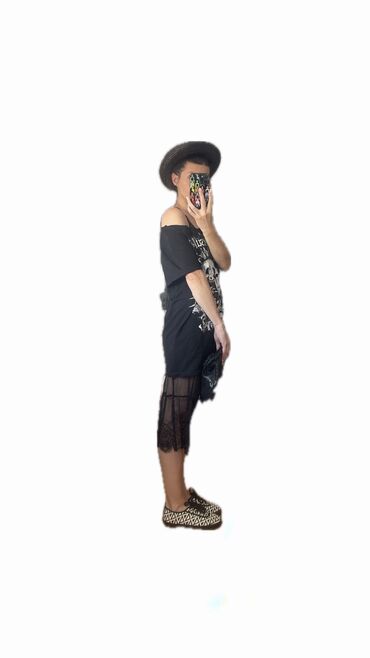 crna cipkana haljina: Dolce & Gabbana S (EU 36), bоја - Crna, Drugi stil, Kratkih rukava