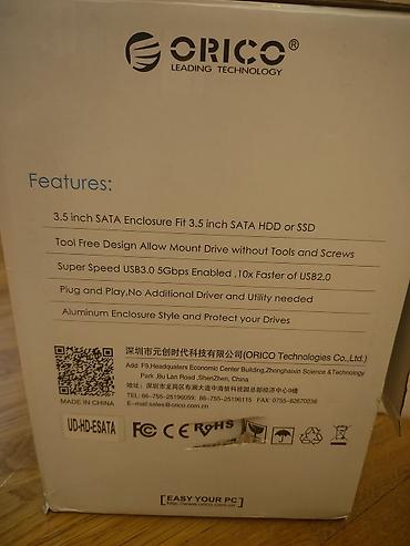 xarici hard disk: ORICO 3.5" SATA HDD External Enclosure – USB 3.0 - 5 disklik massiv — 6