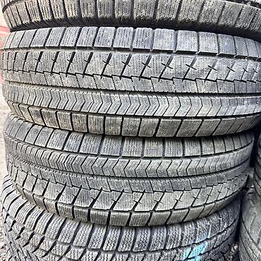 165 60 14: Шины 185 / 65 / R 15, Зима, Б/у, Пара, Легковые, Япония, Bridgestone — 1