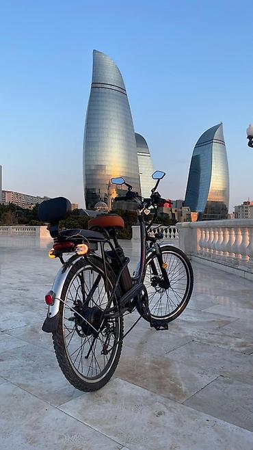 vele: Elektrikli velosiped. 30-40km yol qet ede bilir Qiymetde razılaşmax — 1