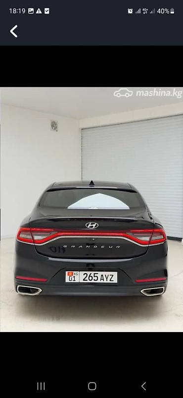 grander: Hyundai Grandeur: 2019 г., 3 л, Автомат, Газ, Седан — 5