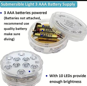 sadnice borovnice: RGB LED Podvodna Svetla za Bazen – Set 4 komada sa daljinskim — 9