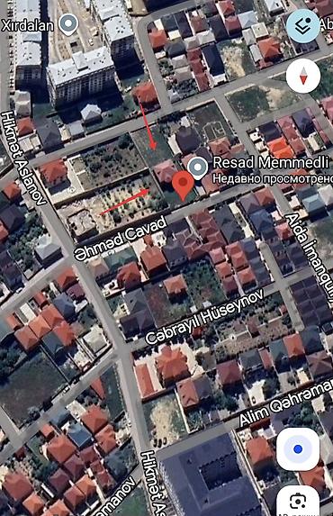 sekide torpaq sahesi satilir: 8 otaq, 277 kv. m, Təmirsiz — 2