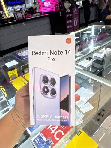 телефоны xiaomi redmi нот 8: Redmi, Redmi Note 14 Pro, 512 ГБ, түсү - Кара, 2 SIM
