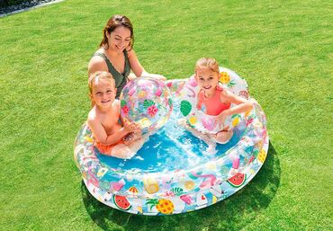 hovuz aksesuarlari: INTEX Teze usaq ucun basseyn,olcu:122×25