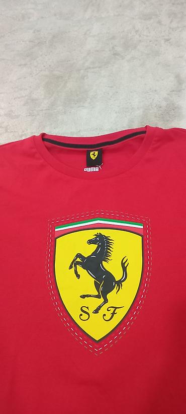 Kişi geyimləri: Futbolka, Puma, M, rəng - Qırmızı — 2