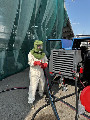 Спецодежда: Продам средства защиты для оператора пескоструя. Шлемы, комбинезоны — 3