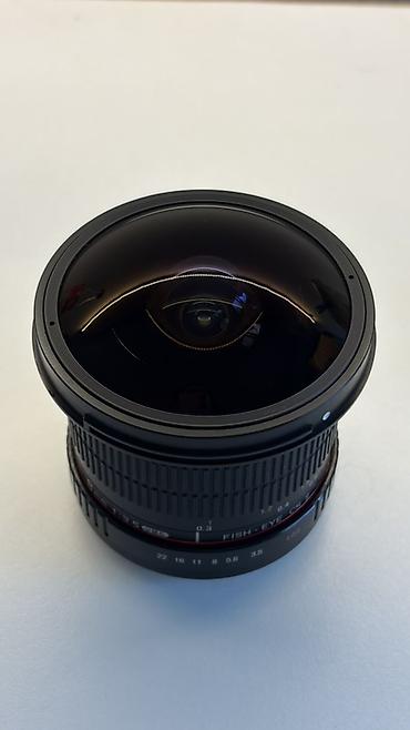 firi: Samyang 8mm f/3.5 UMC Fish‑Eye CS II (EOS mount) Vəziyyəti: işlənmiş — 1