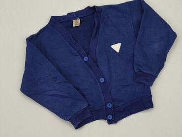 krótki rozpinany sweterek: Sweterek, 4-5 lat, 104-110 cm, stan - Dobry