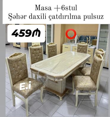 tort sifarişi: Для гостиной, Новый, 6 стульев