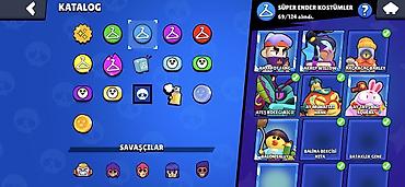 Digər: Brawl Stars oyun hesabı - Kupa: 47,601 - Seviyyə: 22, XP 175/950 - — 9