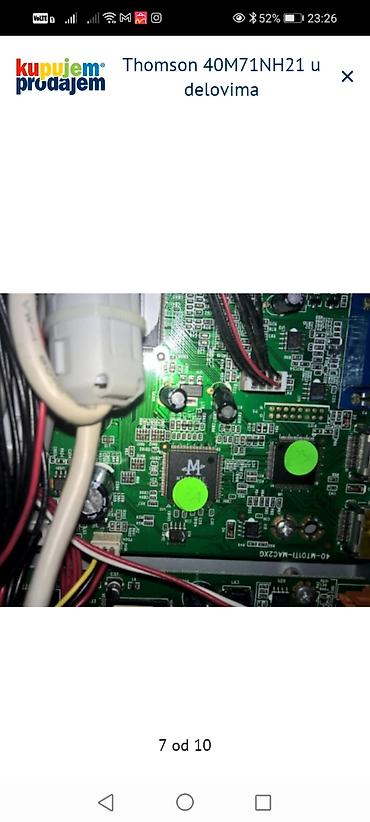 Televizori: Thomson 40M71NH21 – delovi za TV Dostupne ploče i moduli: - Jska LCD — 8