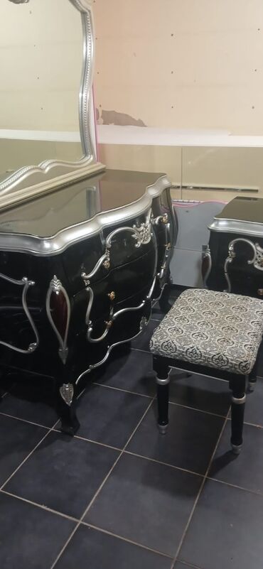 Yataq otağı dəstləri: İkinəfərlik çarpayı, Termo, Dolab, Komod, İşlənmiş — 11