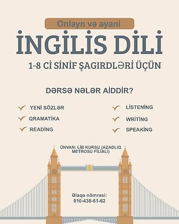 alman dili kurslari: Xarici dil kursu, İngilis dili, Uşaqlar üçün — 1