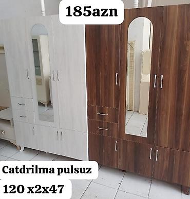 şifonyerler: Geyim dolabları – klassik və müasir dizayn - Modellər: 3 qapılı və 4 — 5