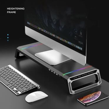 Другие аксессуары для компьютеров и ноутбуков: Удобная и красивая подставка столик для вашего монитора, моноблока