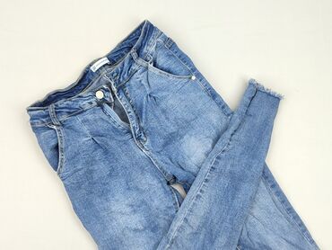 czarne sandały na platformie ccc: SZACHOWNICA, Jeans for women, size M (EU 38)