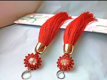 Серьги: Новые Серьги-кисти и Браслет с подвесками на руку. В стиле — 4