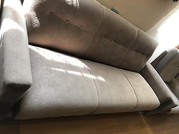 Divan və kreslo dəstləri: Yeni, Divan, 2 kreslo, Bazalı, Açılan — 3