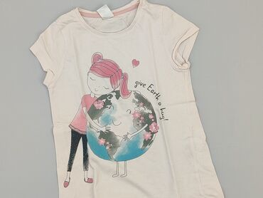 sukienki w kwiaty letnie dlugie: T-shirt, Little kids, 8 years, 122-128 cm, condition - Good