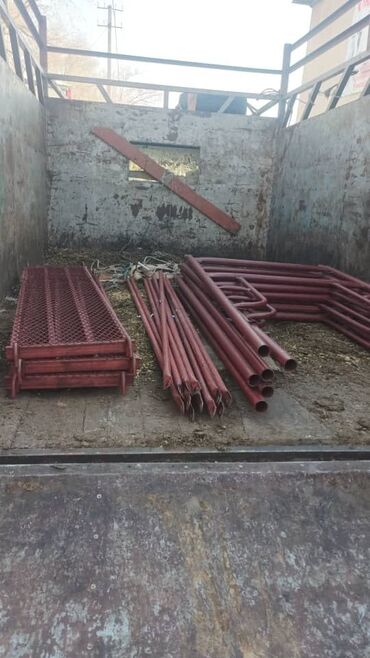 Строительные леса, стойки: Строительные леса рамного типа - Материал: стальная труба, окраска — 4