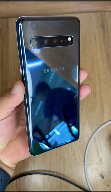 Samsung: Samsung Galaxy S10 Plus, Б/у, 128 ГБ, цвет - Черный, 1 SIM, 2 SIM