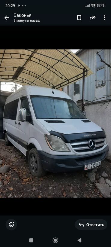 Mercedes-Benz: Mercedes-Benz Sprinter: 2008 г., 2.2 л, Автомат, Дизель, Бус