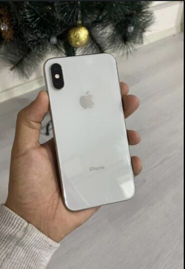 Apple iPhone: IPhone Xs, Б/у, 64 ГБ, White Titanium, Защитное стекло, 88 %