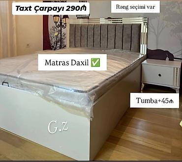 Çarpayılar: Taxt çarpayı – 290₼ - Matras daxildir - Rəng seçimi var - Başlıq — 1