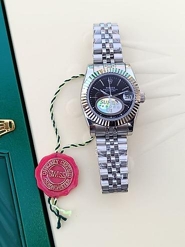 Aksesuarlar: Rolex Datejust qadın saatları – Swiss Made, rəsmi “Superlative — 5