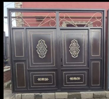 Həyət darvazaları: Dəmir Həyət darvazası, Qapı ilə — 7