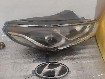 Левая передняя фара Hyundai + эмблема Hyundai hyundai yaris Фара