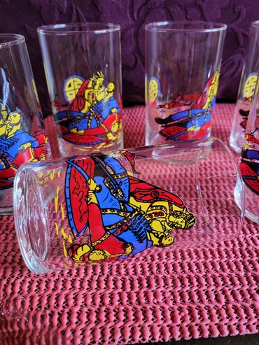 Čaše: Case nove paracinsko staklo 80te. Vintaz case univerzalne komada 5 — 13