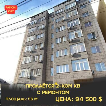 Продажа квартир: 2 комнаты, 56 м², Элитка, 2 этаж, Евроремонт