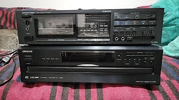 маленький микрофон: ONKYO Integra TA-2250 + ONKYO DX-C390 — 120v нужен блок питания. Цена — 4