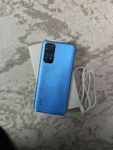 Redmi: Redmi Note 11S, 128 GB, rəng - Göy, Face ID — 7