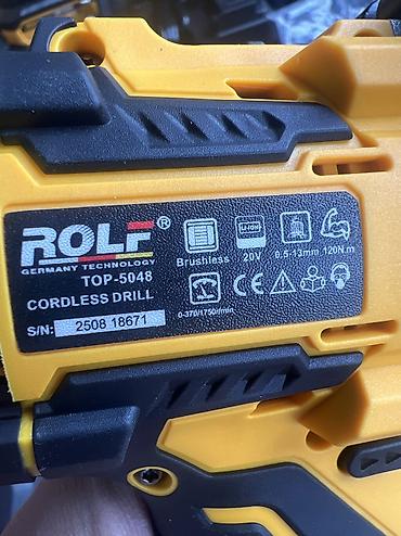 sds max: 🔥ОРИГИНАЛЬНЫЙ шуруповерт ROLF TOP-5048 (Brushless) Комплектация — 7